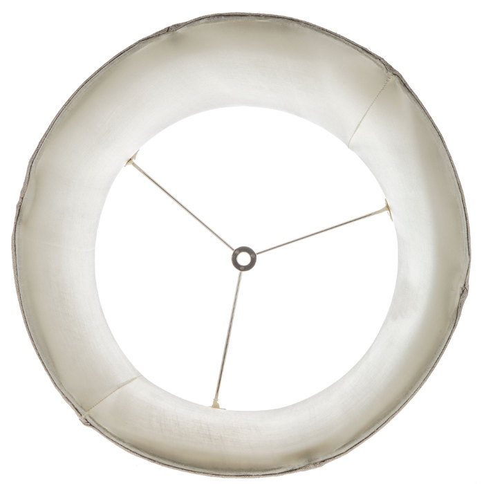 Brushed White Lamp With Woven Shade Hobby Lobby 1426329